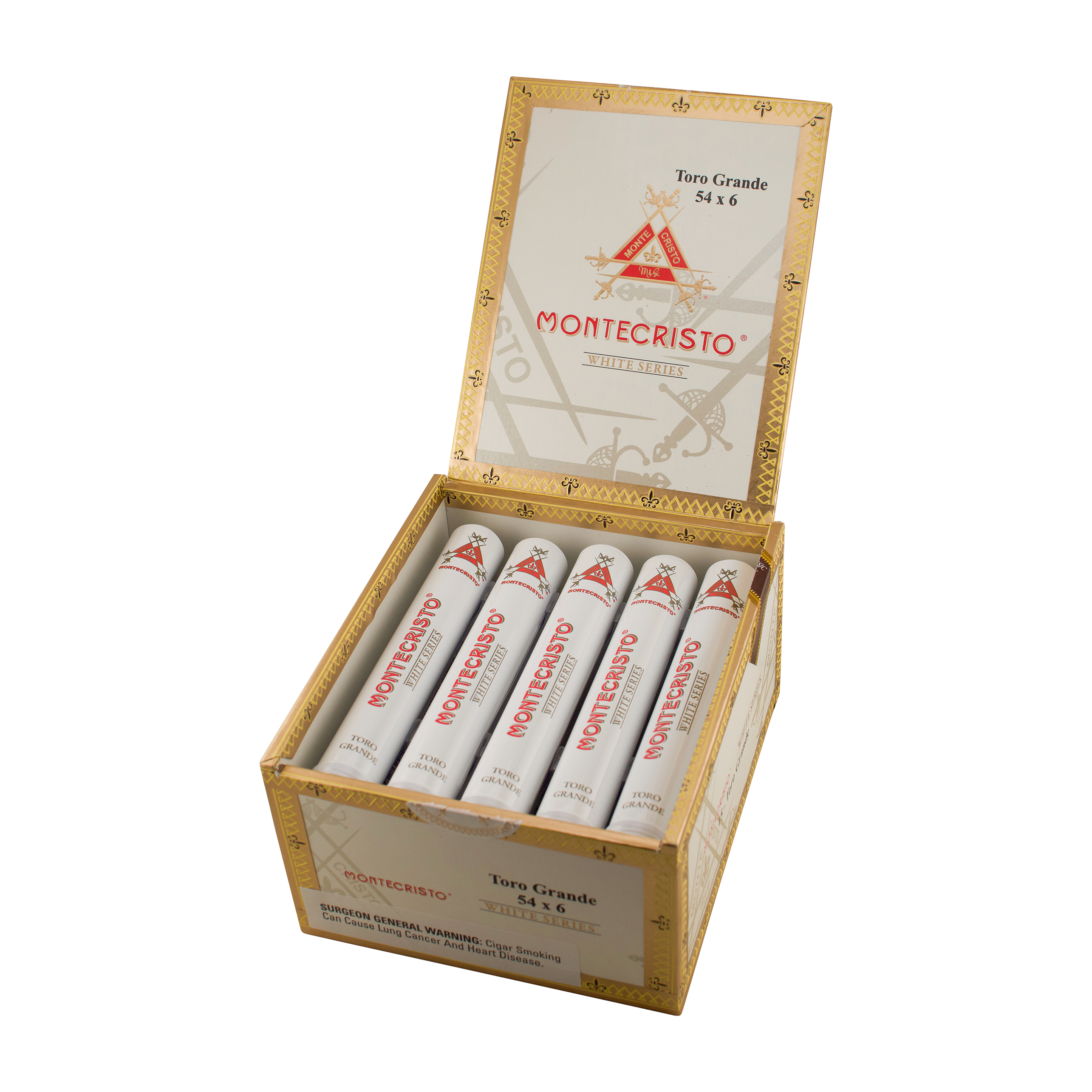 Montecristo White Series Toro Grande Tubo Cigar - Box