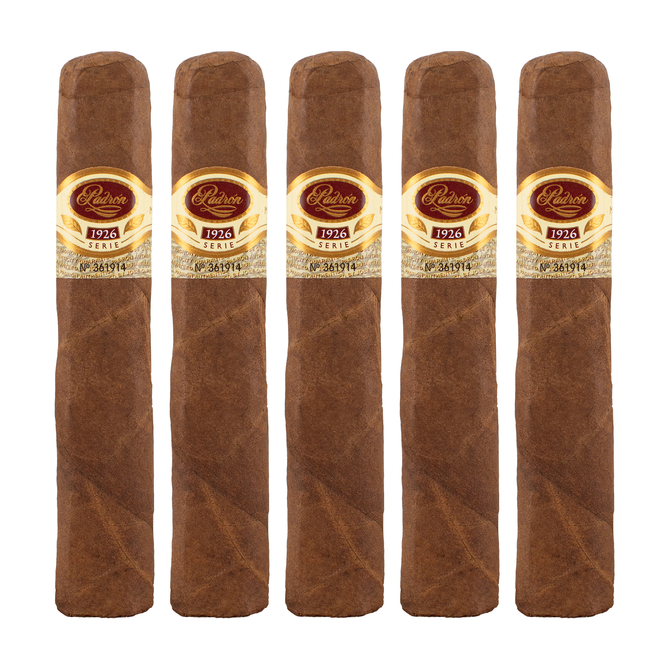 Padron 1926 No. 9 Natural Robusto Gordo Cigar - 5 Pack