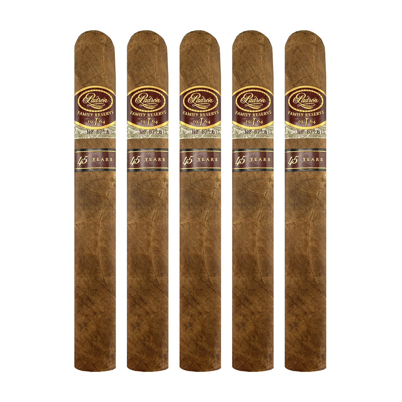 Padron Family Reserve No. 45 Natural Toro Cigar - 5 Pack