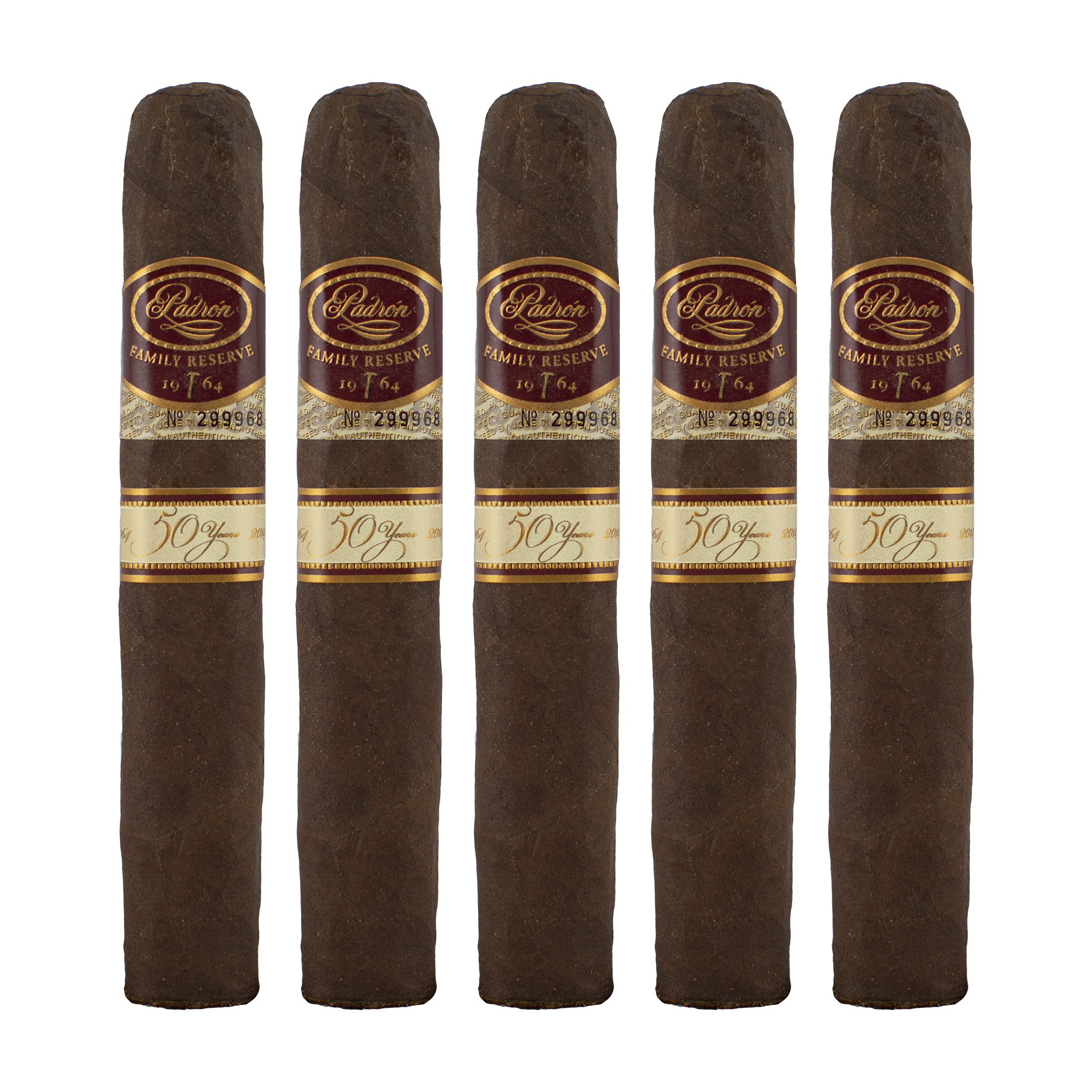 Padron Family Reserve No. 50 Maduro Robusto Cigar - 5 Pack