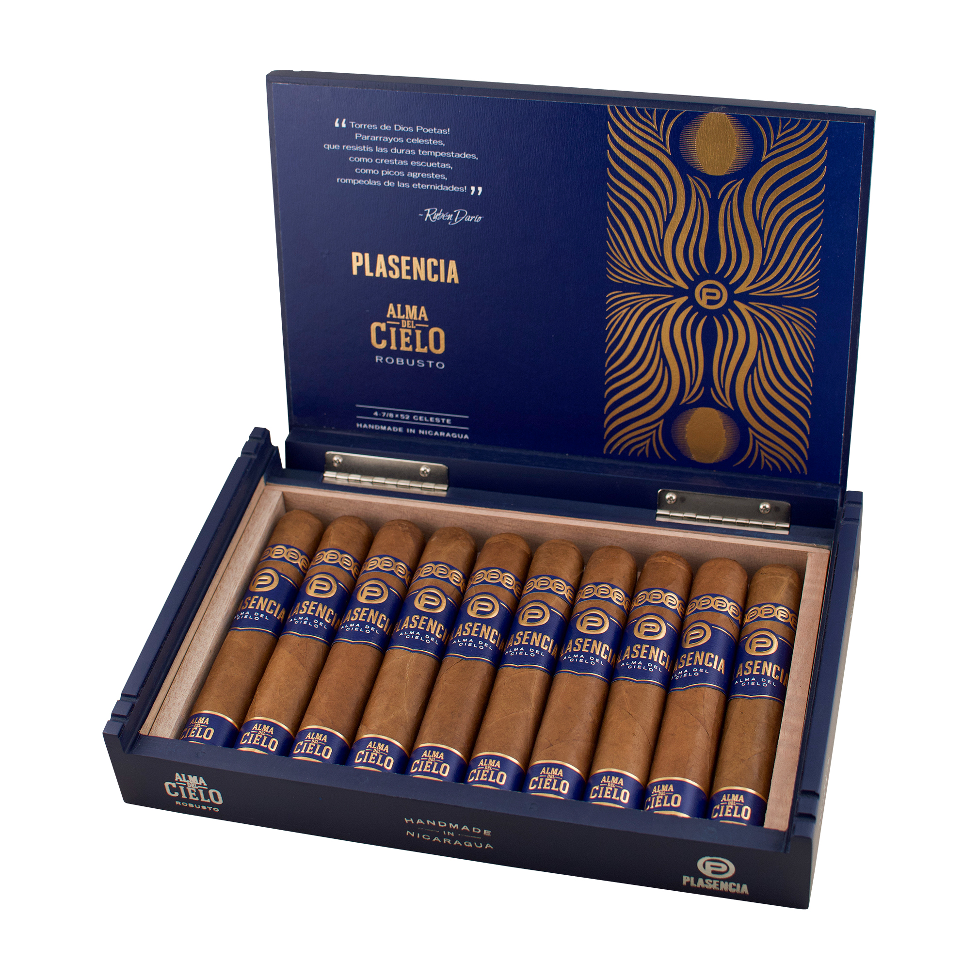 Plasencia Alma del Cielo Celeste Robusto Cigar - Box