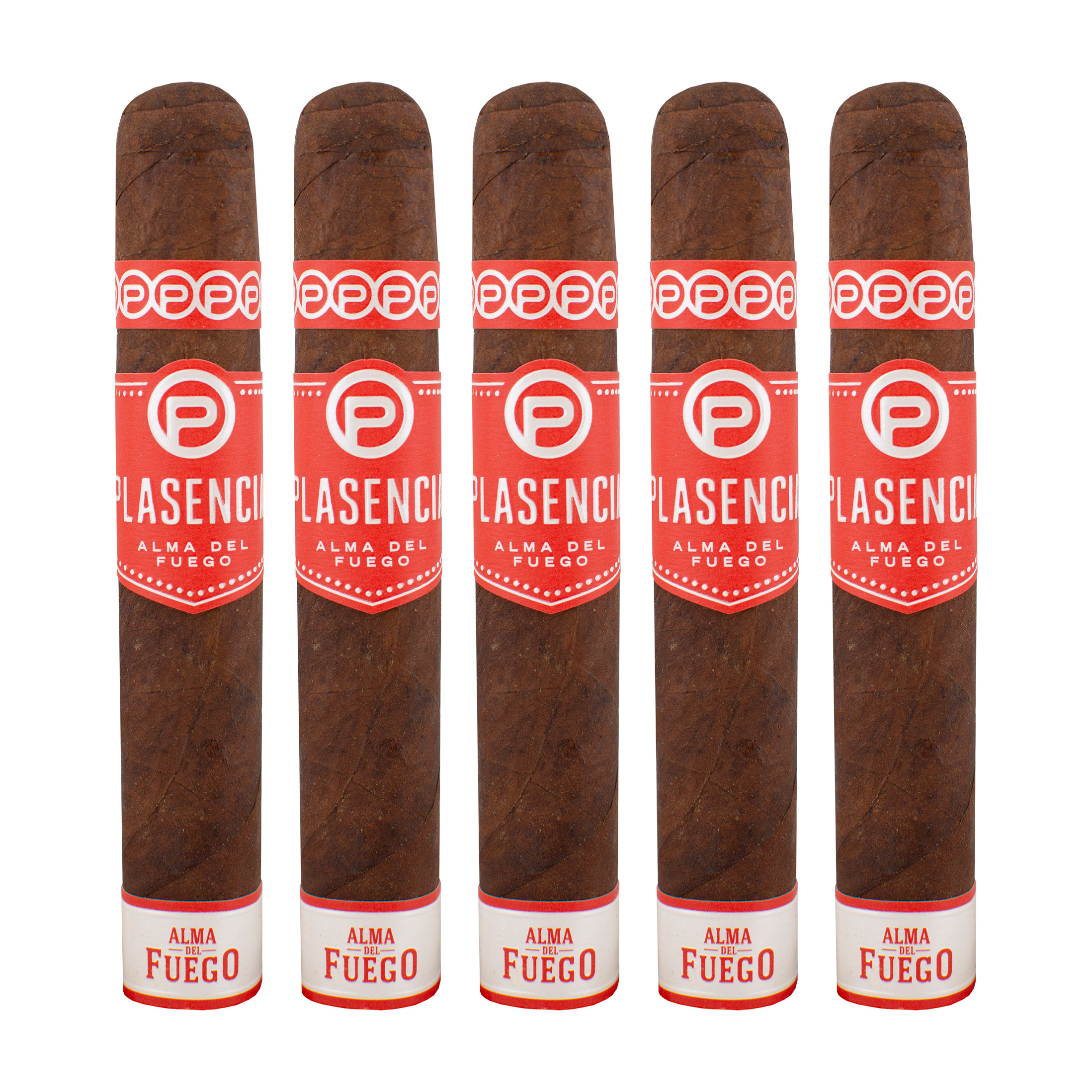 Plasencia Alma del Fuego Candente Robusto Cigar - 5 Pack