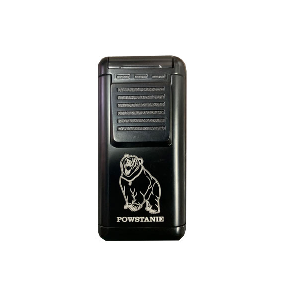 Powstanie Wojtek "WAR BEAR" Triple Torch Lighter - Black