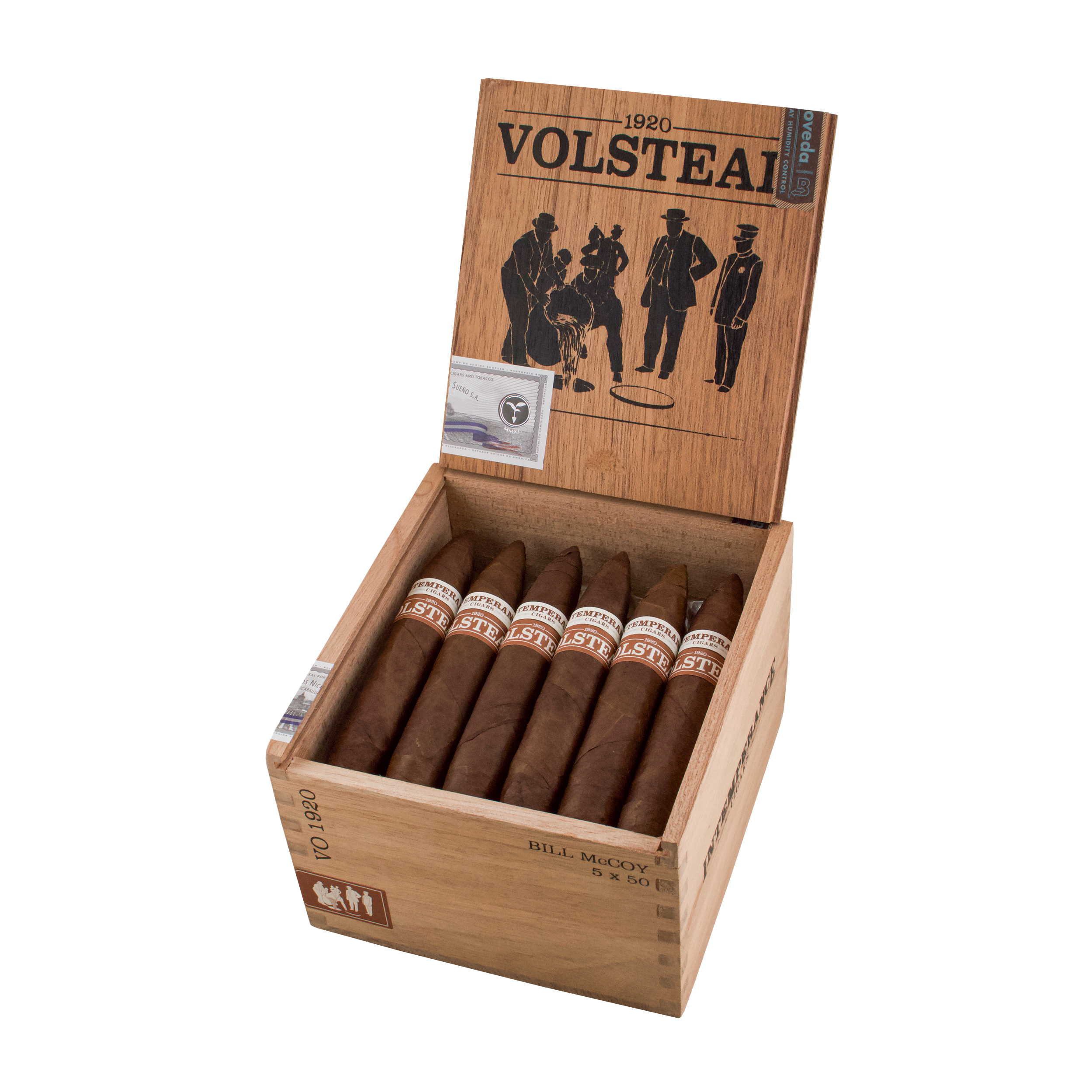 Intemperance Volstead Bill McCoy Cigar - Box