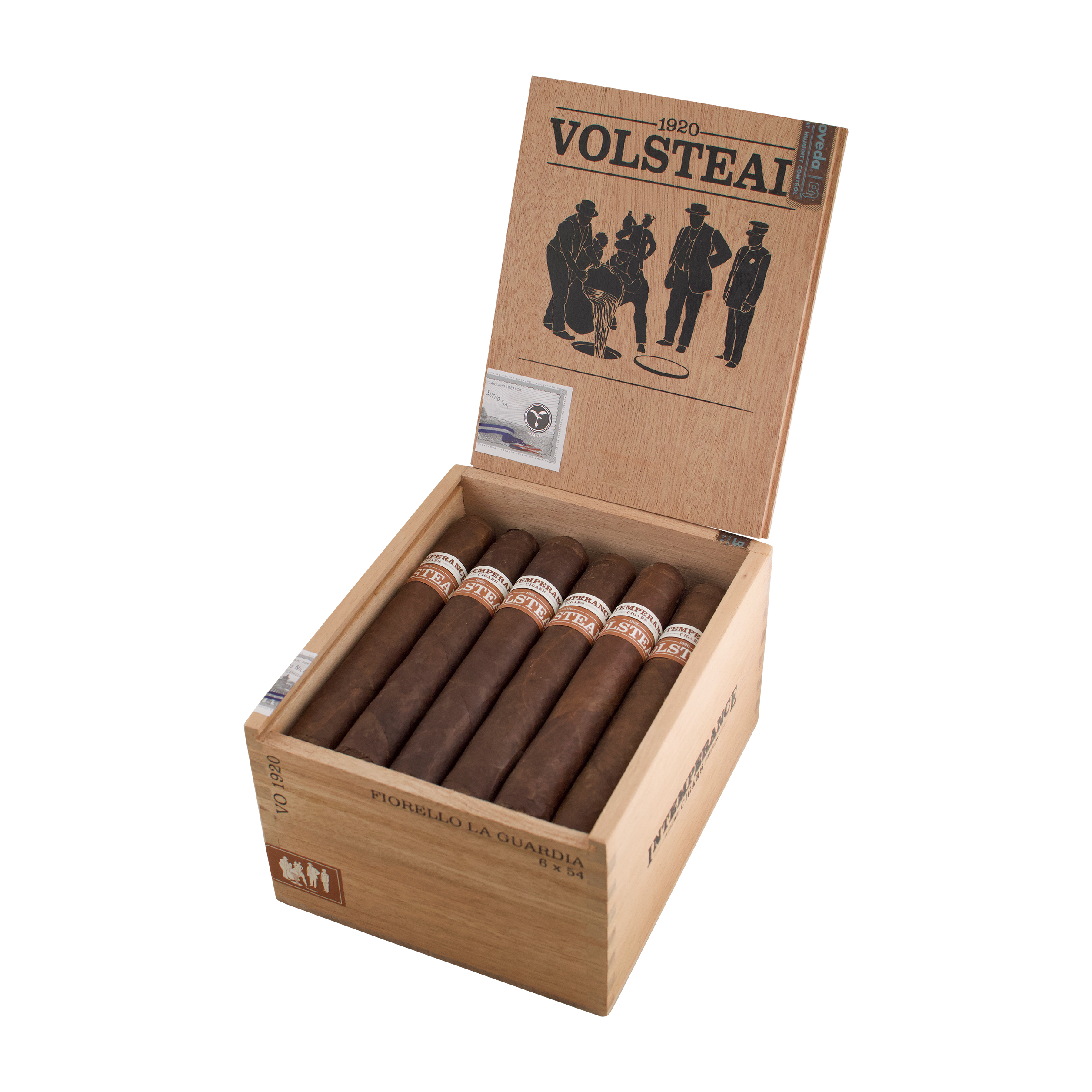 Intemperance Volstead Fiorello La Guardia Cigar - Box