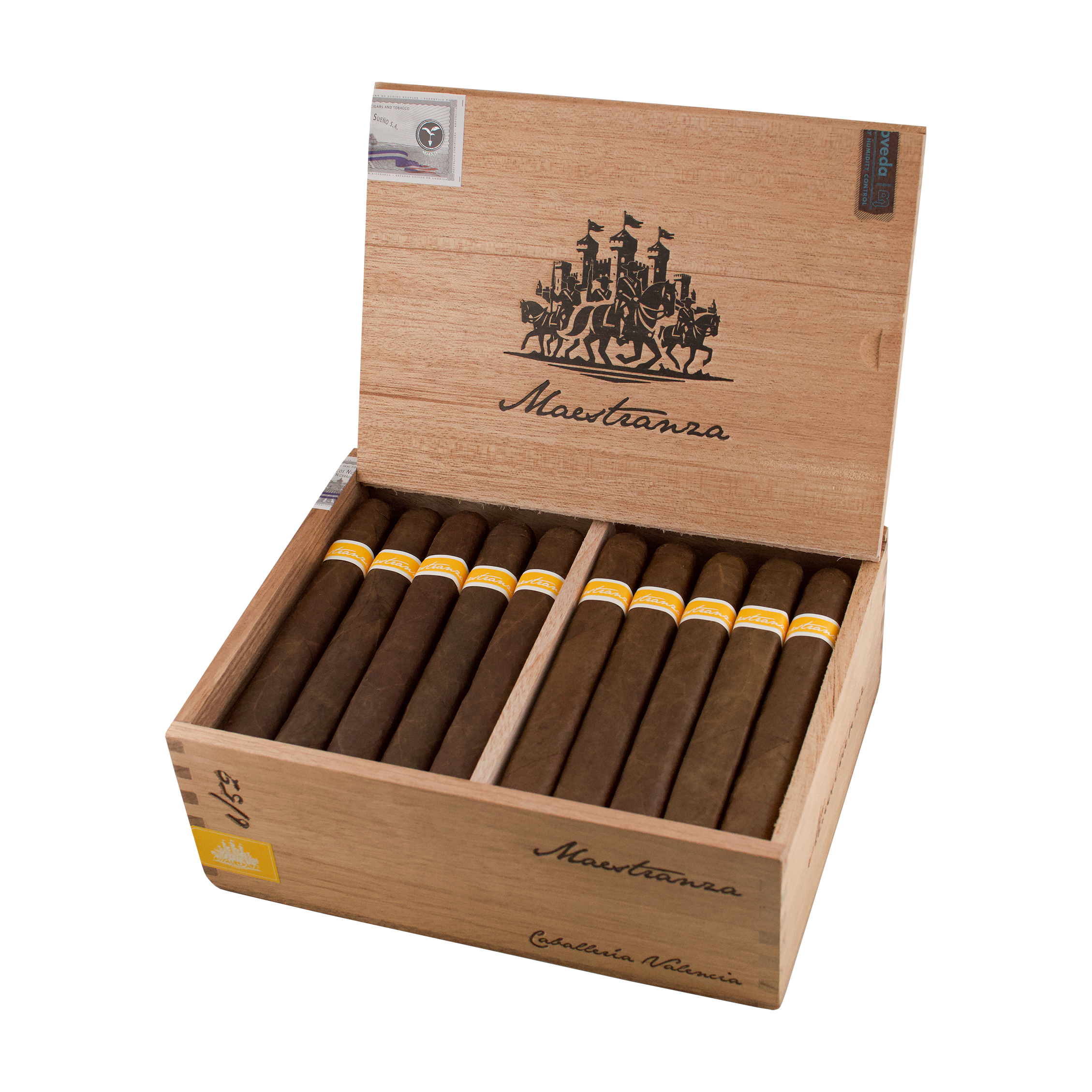Maestranza Caballeria Valencia (6 x 52) Cigar - Box of 40