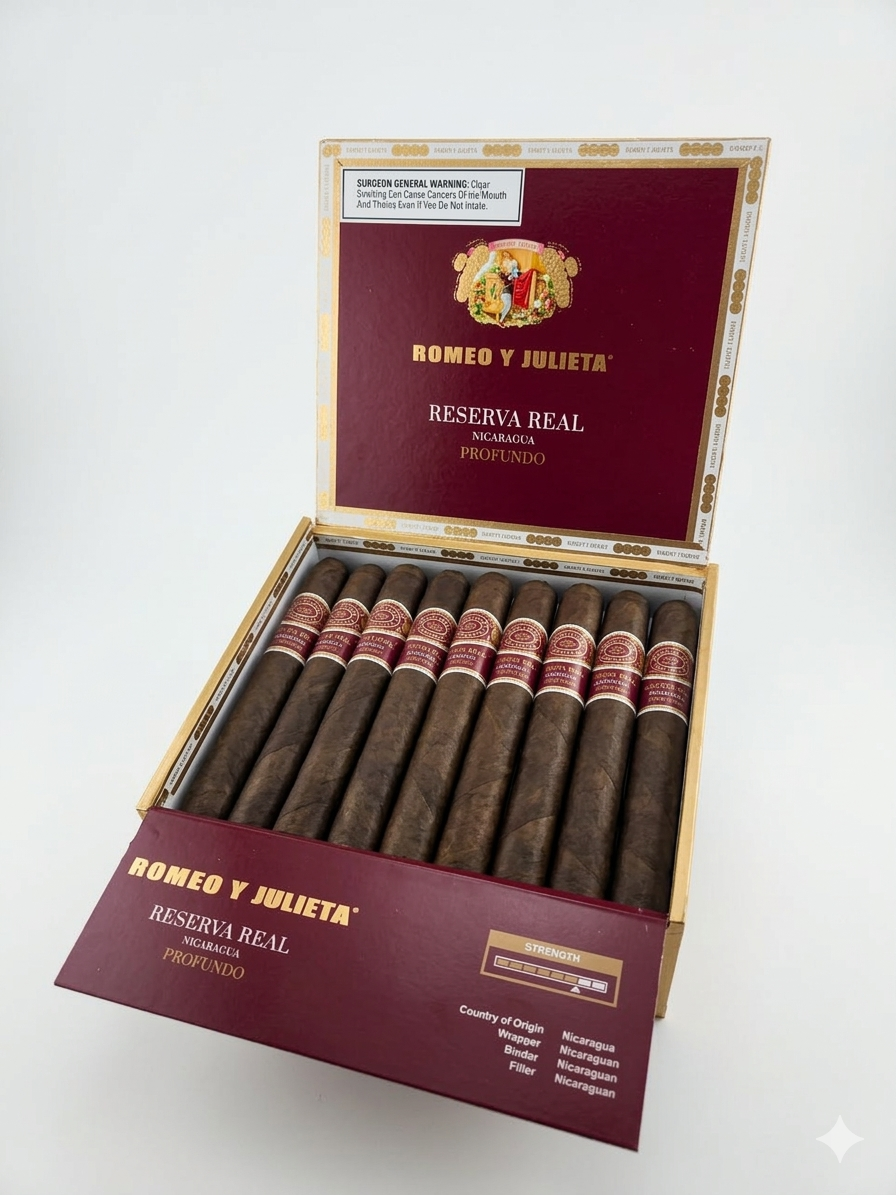 Romeo Y Julieta Reserva Real Nicaragua Profundo Toro - Box