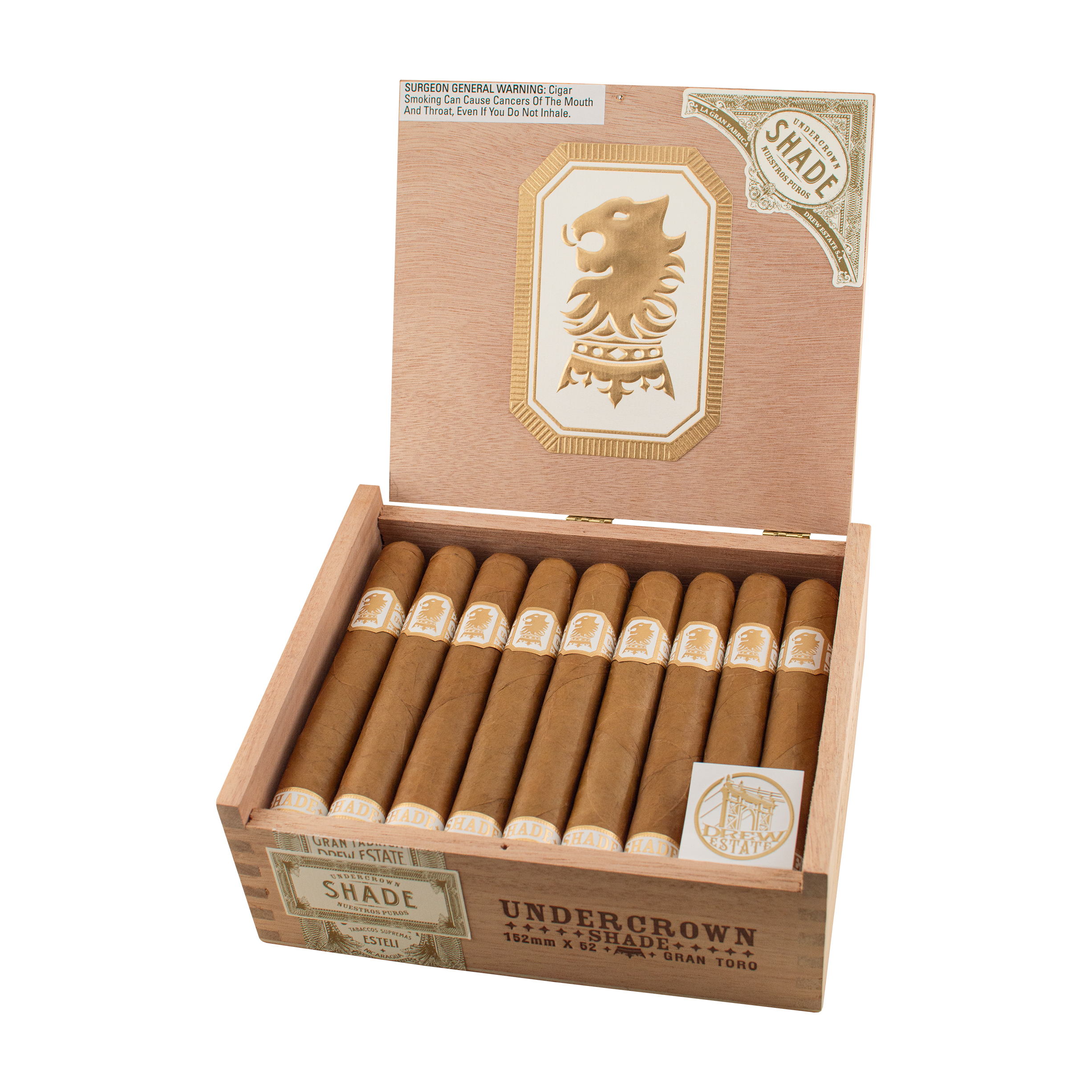 Undercrown Shade Gran Toro Cigar - Box