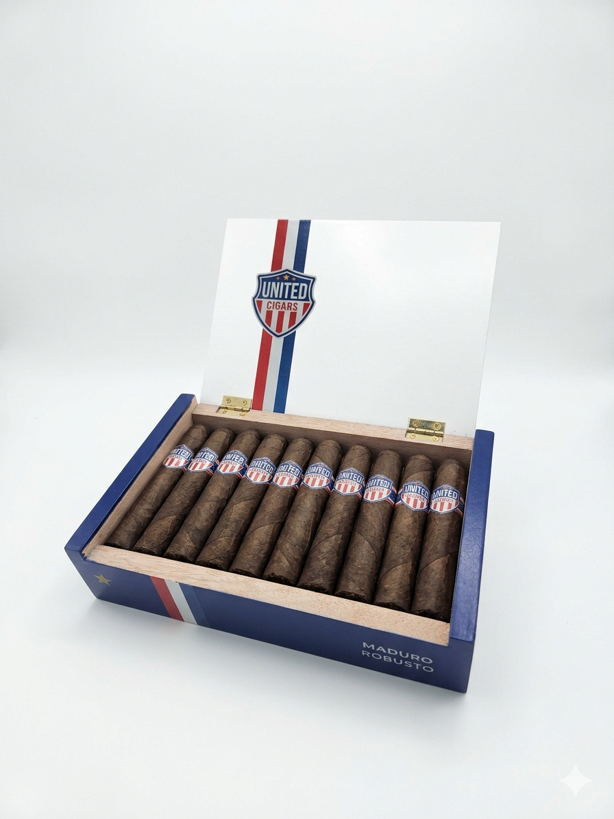 United Cigars United Maduro Robusto Cigar - Box